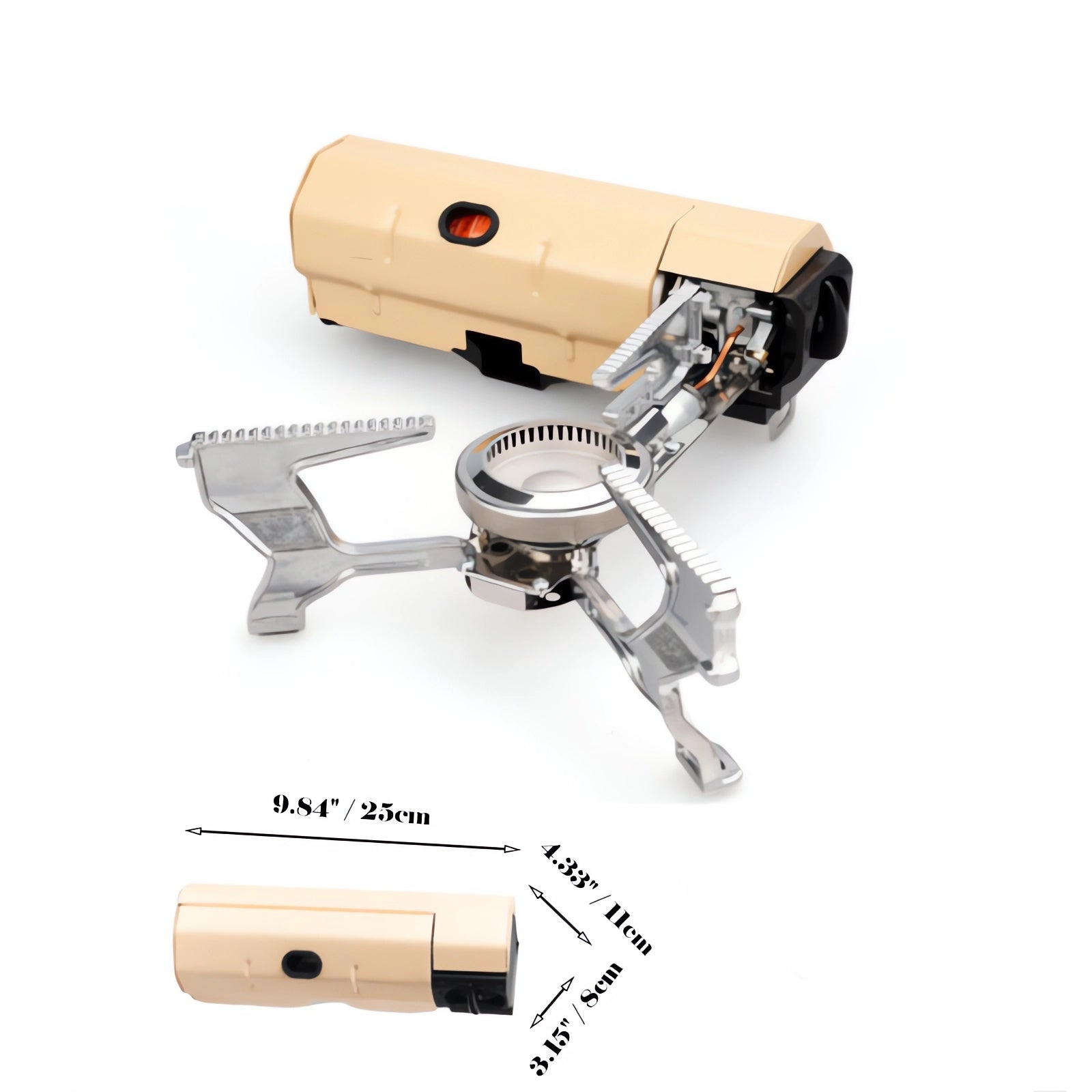 Motorcycle Camping Portable Gas Stove System