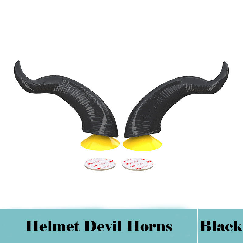 JY Motorcycle Helmet Bull Horns