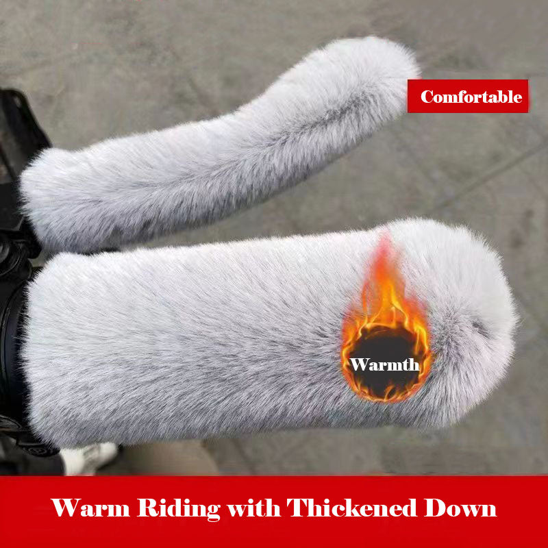 Motorcycle Handlebar Fur Covers
