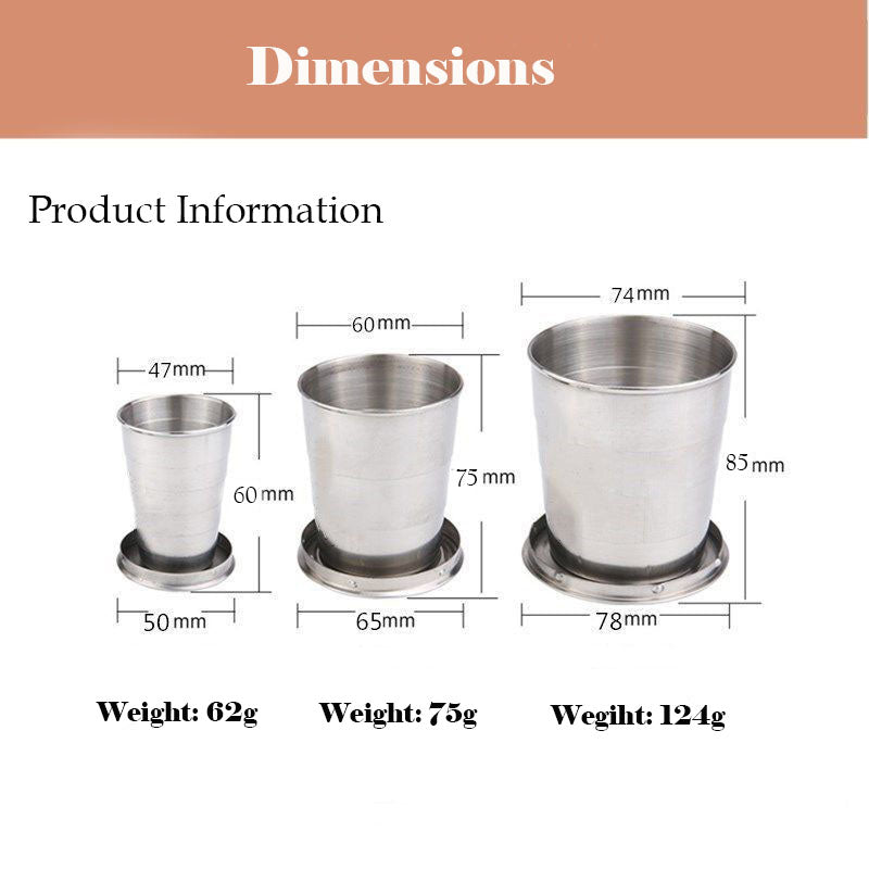 Camping Telescopic cup