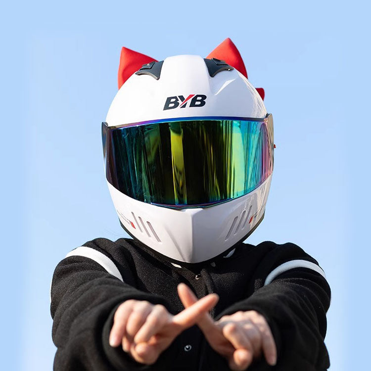 JY Motorcycle Helmet Bow
