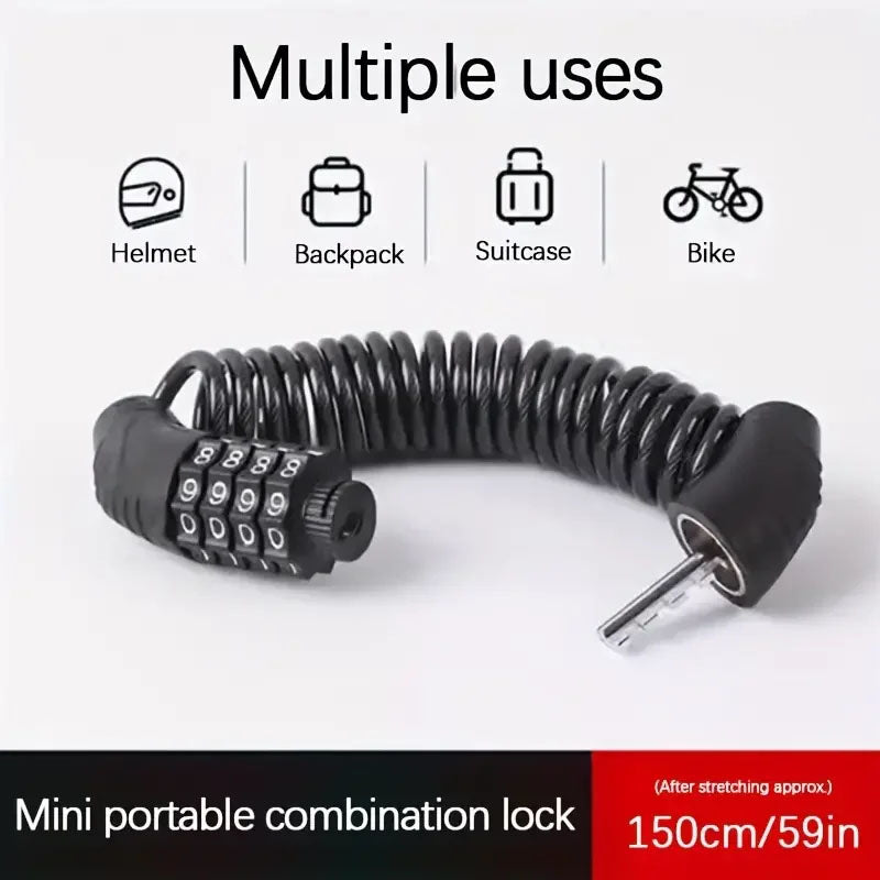 Motorcycle Helmet Lock