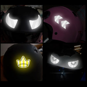 Motorcycle Helmet Reflective Sticker