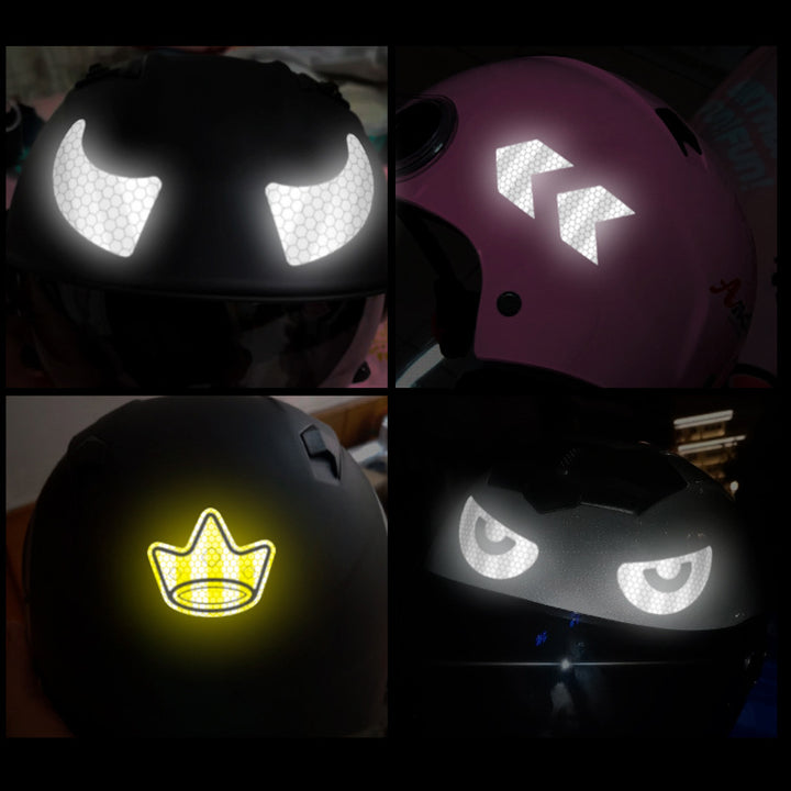 Motorcycle Helmet Reflective Sticker