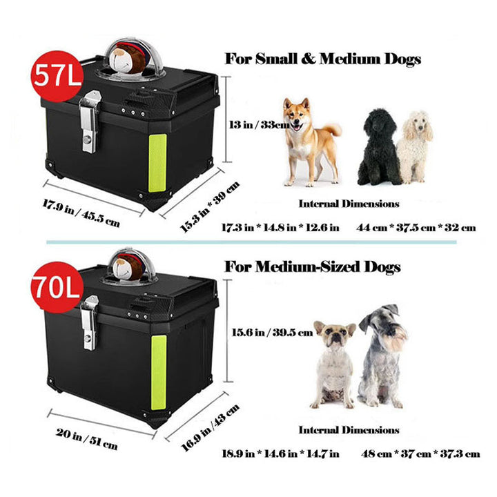 Motorcycle Pet Top case