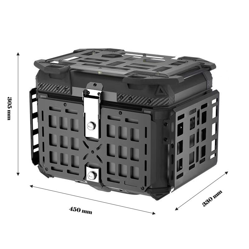 Motorcycle Multi-Functional Foldable Armored Top Case