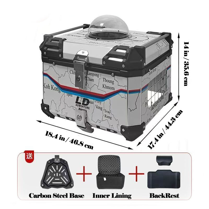 Motorcycle Pet Top case (Extra-Large Ventilation Port)