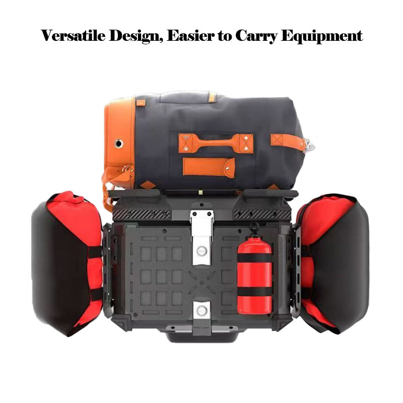 Motorcycle Multi-Functional Foldable Armored Top Case