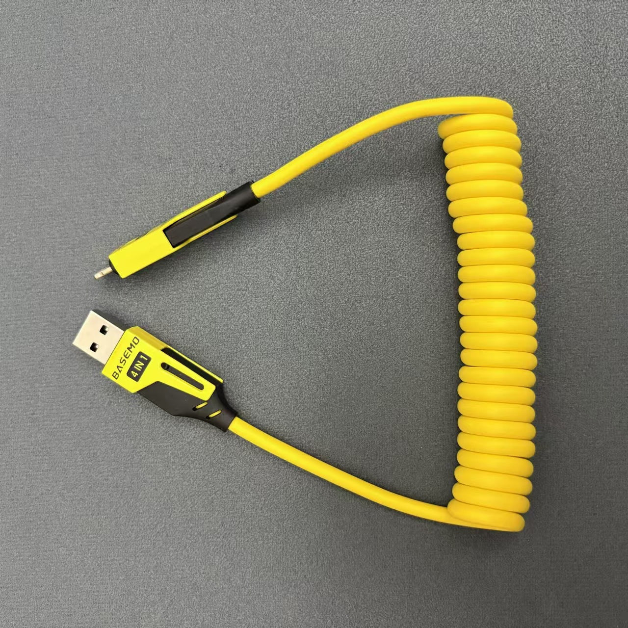 Motorcycle 4-in-1 Retractable Charging Cable