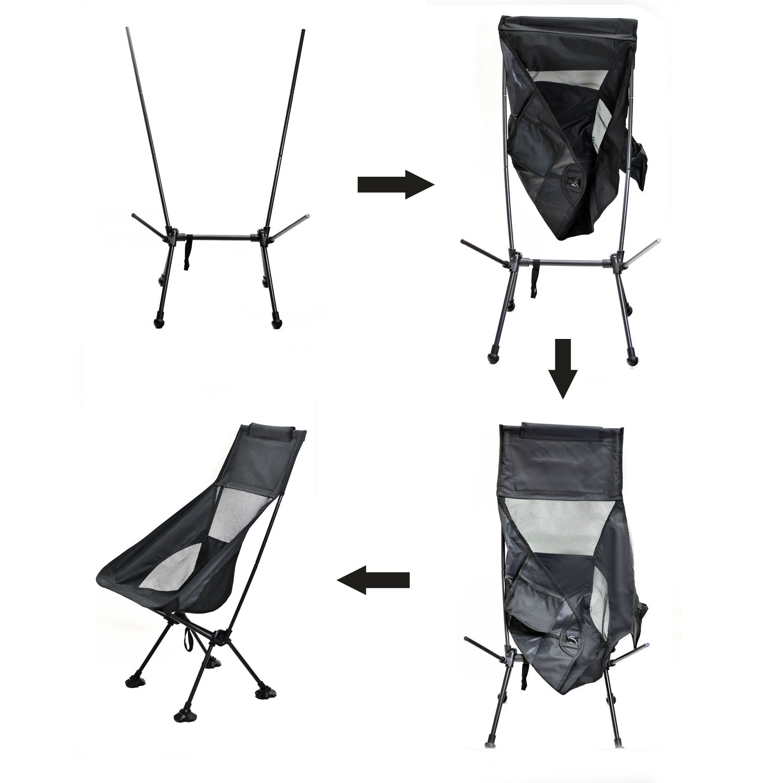 Motorcycle Folding Camping Chair