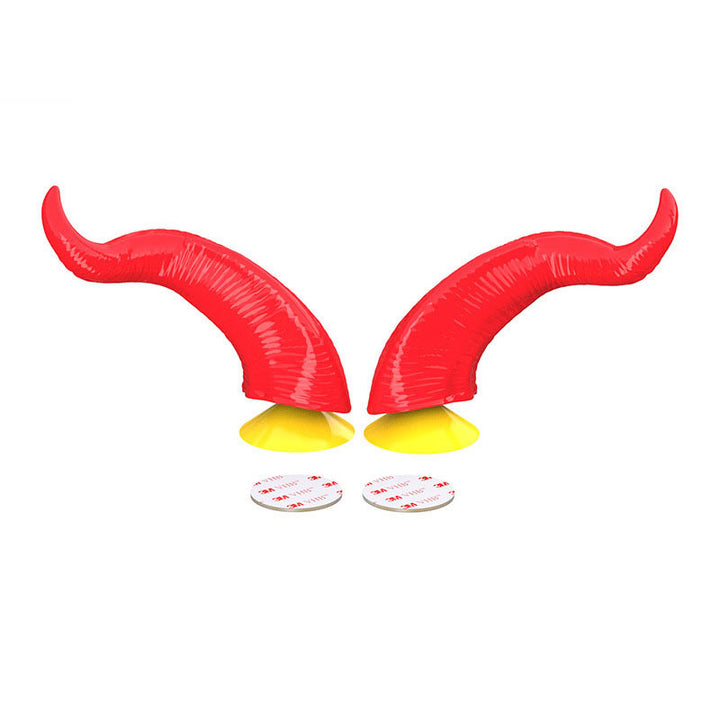 JY Motorcycle Helmet Bull Horns