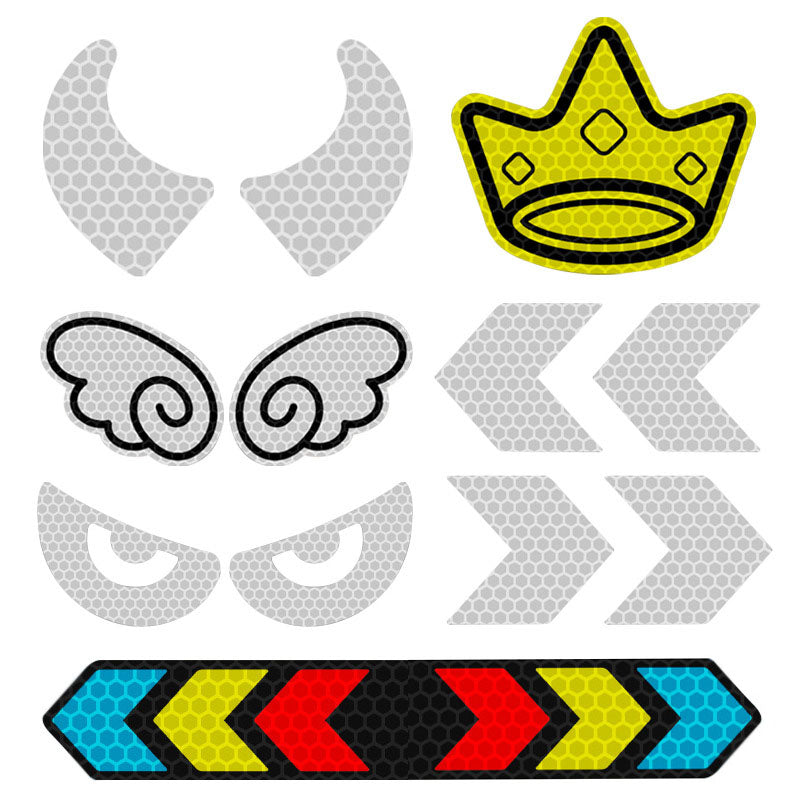 Motorcycle Helmet Reflective Sticker