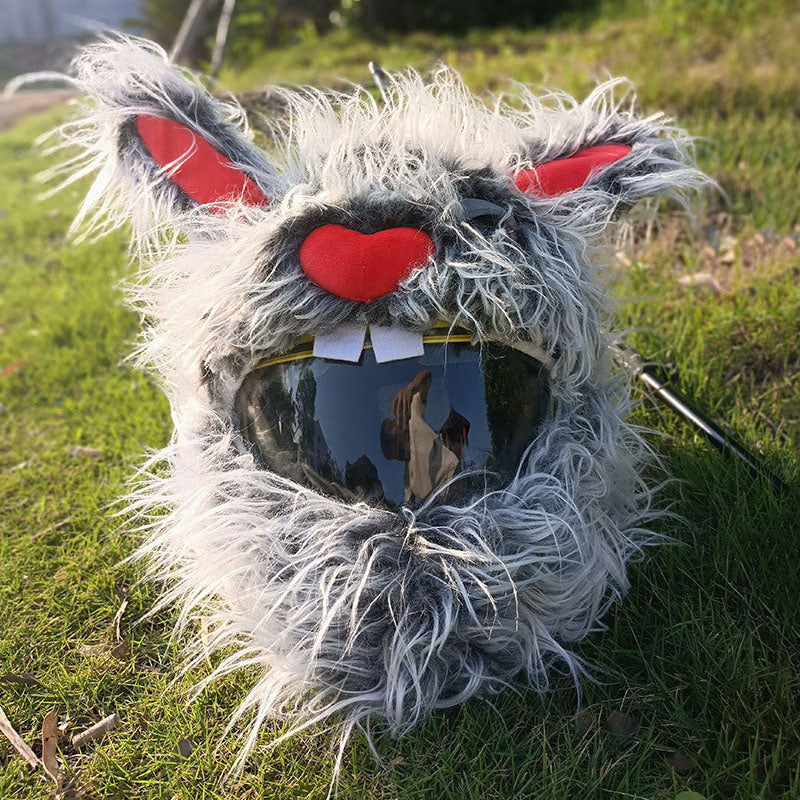 JY Motorcycle Helmet Cover - Demonic Bunny