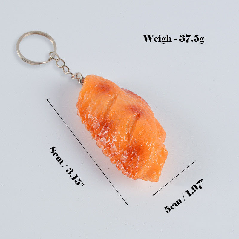 Motorcycle Keychain - New Orleans-Style Chicken Wing Mid-Joints