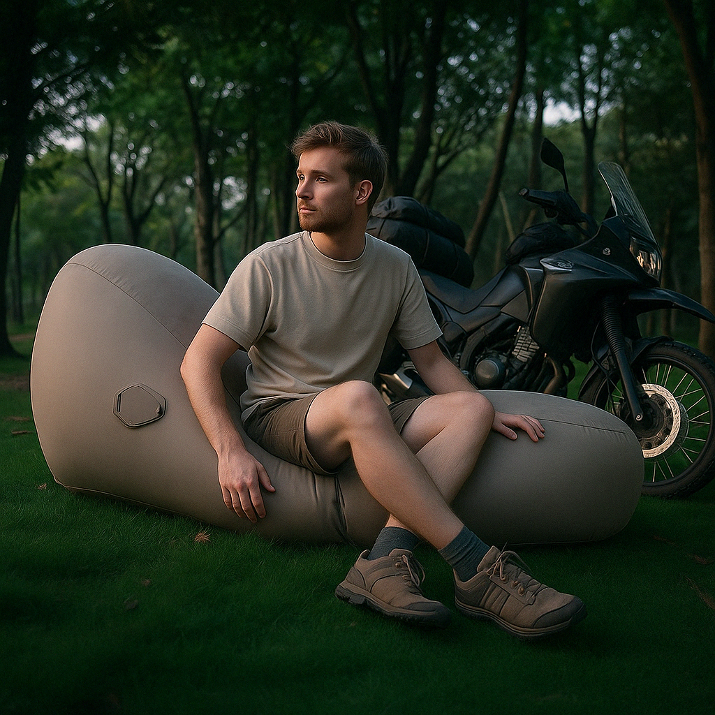 Motorcycle Portable Inflatable Bed